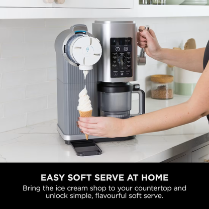 CREAMi Scoop & Swirl 13-in-1 Soft Serve & Ice Cream Maker